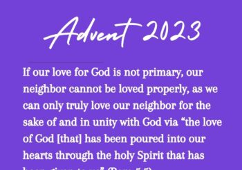Advent: Learning to Love with the Love of God